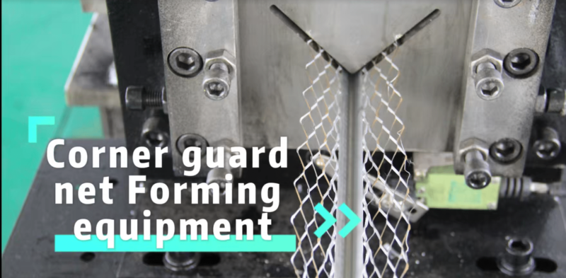 corner guard net forming machine