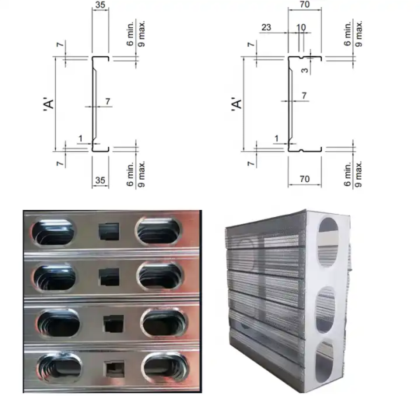 Steel Stud Framing grouting System rolling forming machine