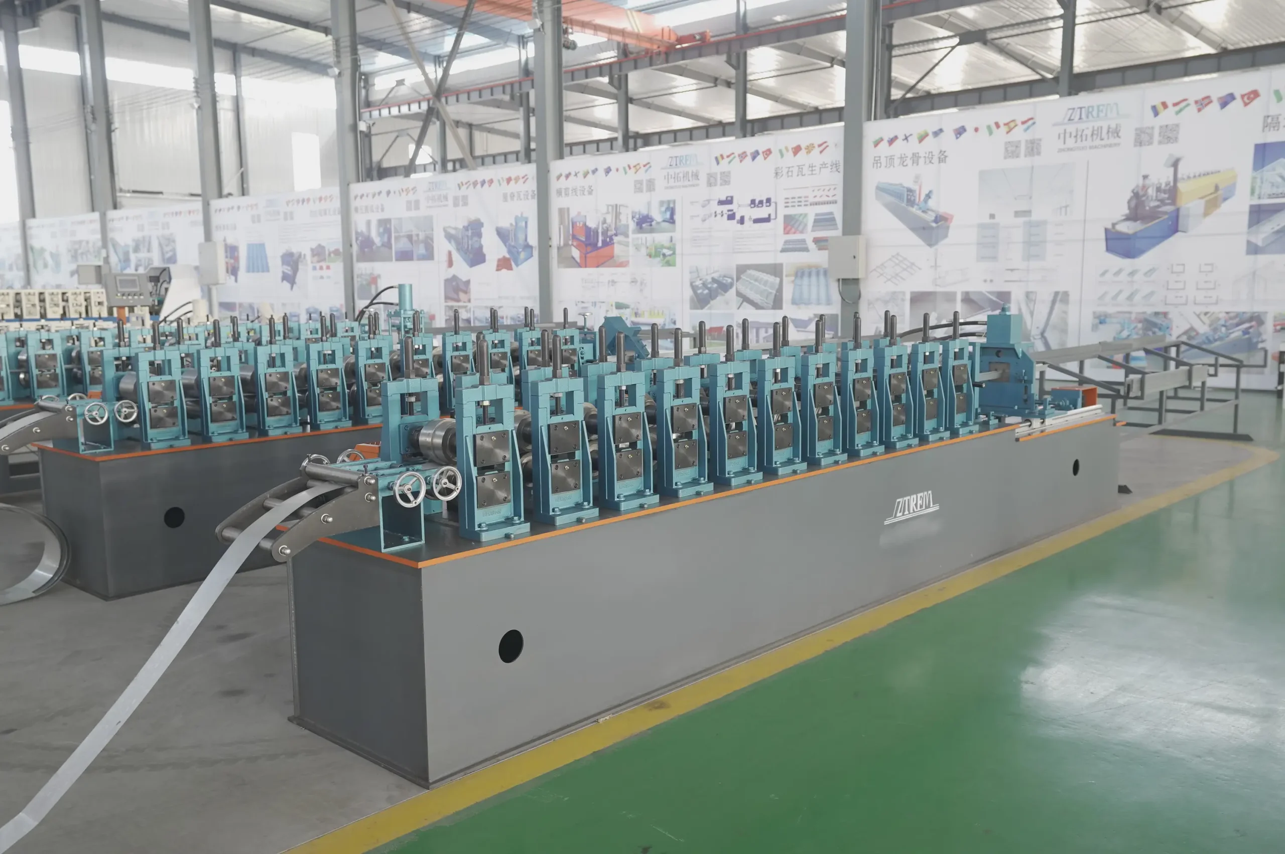 40m/min full automatic furring channel roll forming machine manufacturers