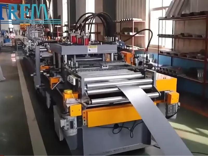 high speed purlin roll forming machine