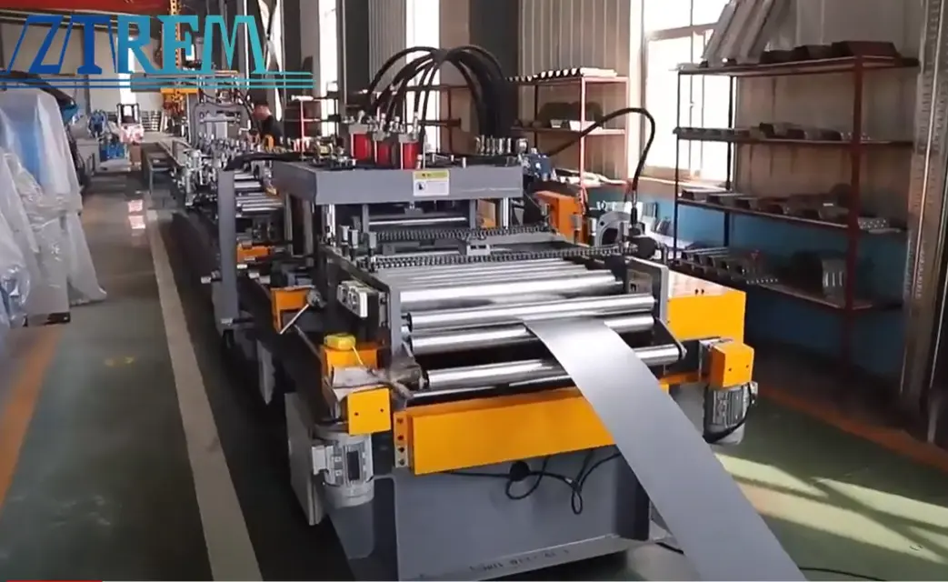 high speed purlin roll forming machine