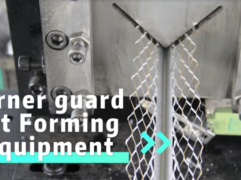 corner guard net forming machine